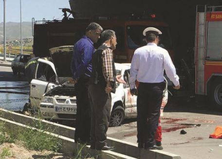 مرگ دلخراش ۳ دختر دانشجو در حادثه بلوار فرهیختگان